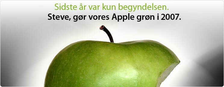 Gør Apple grøn i 2007!